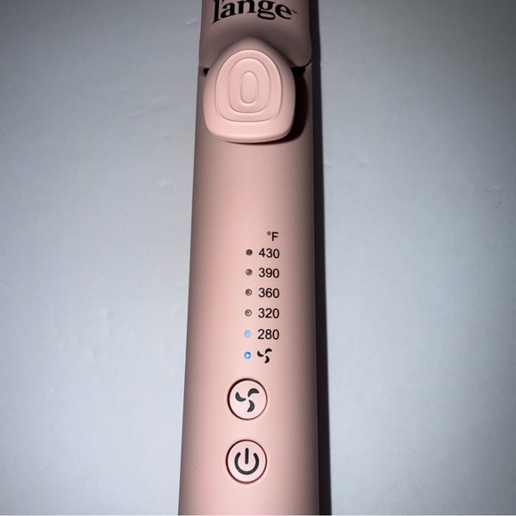 Lange 360 Blush Pink Hair Straightening and Curling Tool with Built-In Fan - Picture 4 of 5